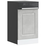 Dishwasher panel Kalmar 45x1.5x67 cm engineered wood concrete grey