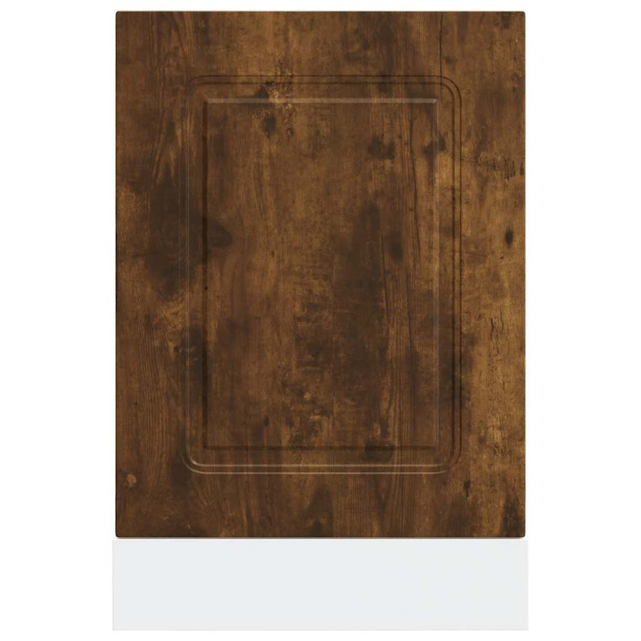 Vaatwaspaneel Kalmar 45x1,5x67 cm bewerkt hout gerookt eiken