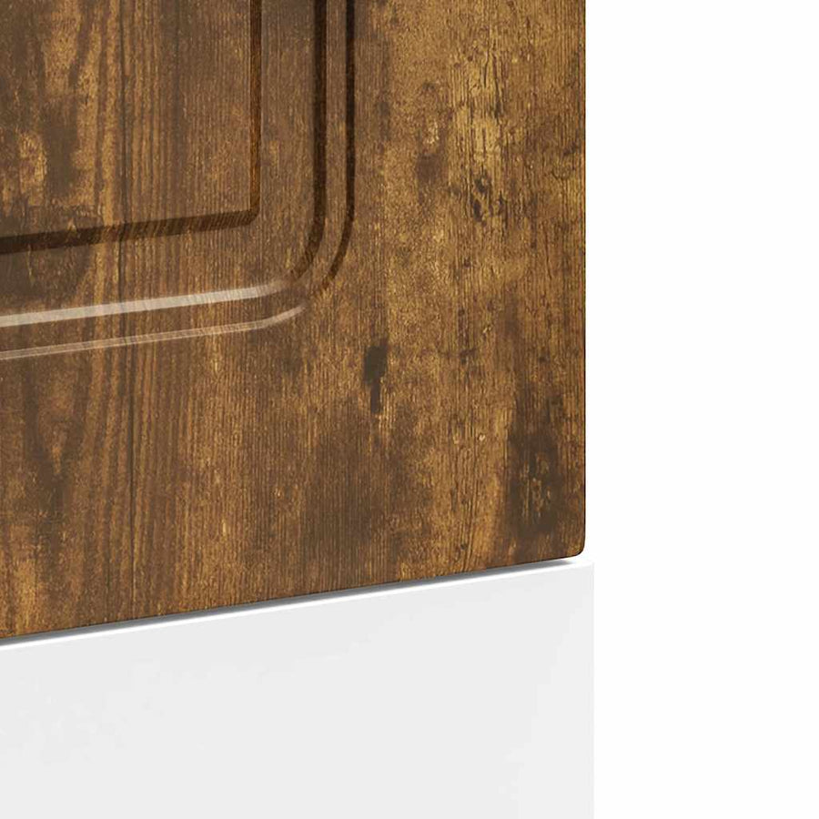 Vaatwaspaneel Kalmar 45x1,5x67 cm bewerkt hout gerookt eiken