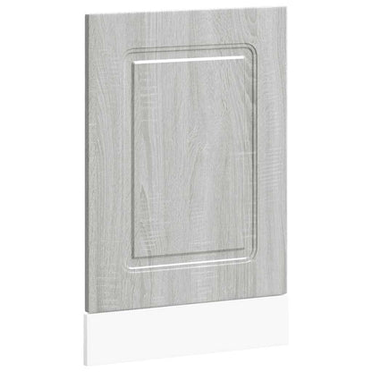Vaatwaspaneel Kalmar 45x1,5x67 cm bewerkt hout grijs sonoma