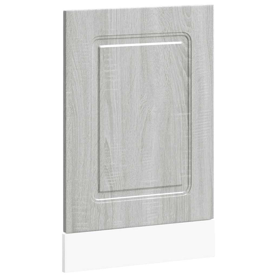 Vaatwaspaneel Kalmar 45x1,5x67 cm bewerkt hout grijs sonoma