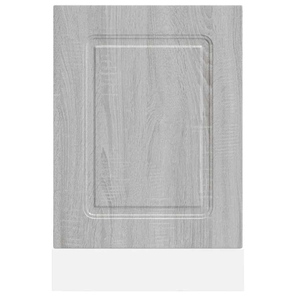 Vaatwaspaneel Kalmar 45x1,5x67 cm bewerkt hout grijs sonoma