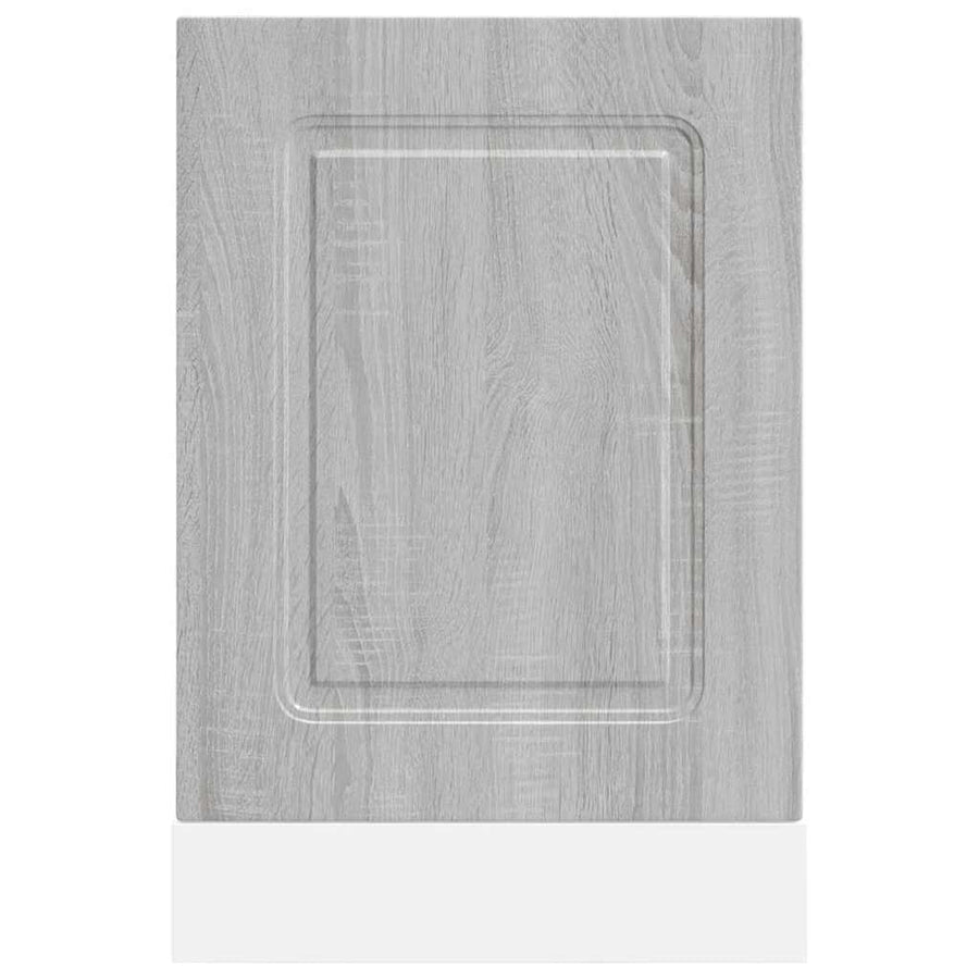 Vaatwaspaneel Kalmar 45x1,5x67 cm bewerkt hout grijs sonoma