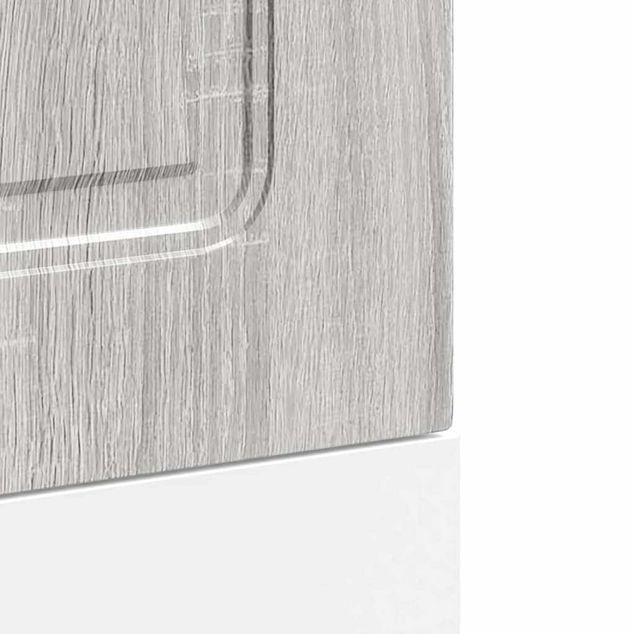 Vaatwaspaneel Kalmar 45x1,5x67 cm bewerkt hout grijs sonoma