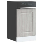Dishwasher panel Kalmar 45x1.5x67 cm engineered wood grey sonoma