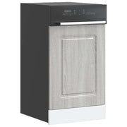Dishwasher panel Kalmar 45x1.5x67 cm engineered wood grey sonoma