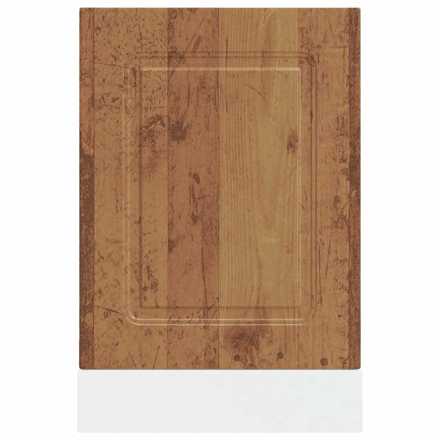 Vaatwaspaneel Kalmar 45x1,5x67 cm bewerkt hout oud houtkleurig