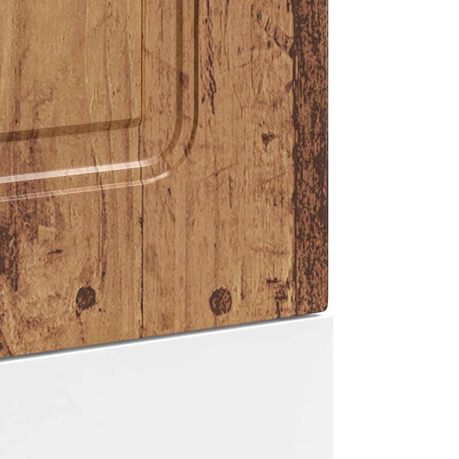 Vaatwaspaneel Kalmar 45x1,5x67 cm bewerkt hout oud houtkleurig