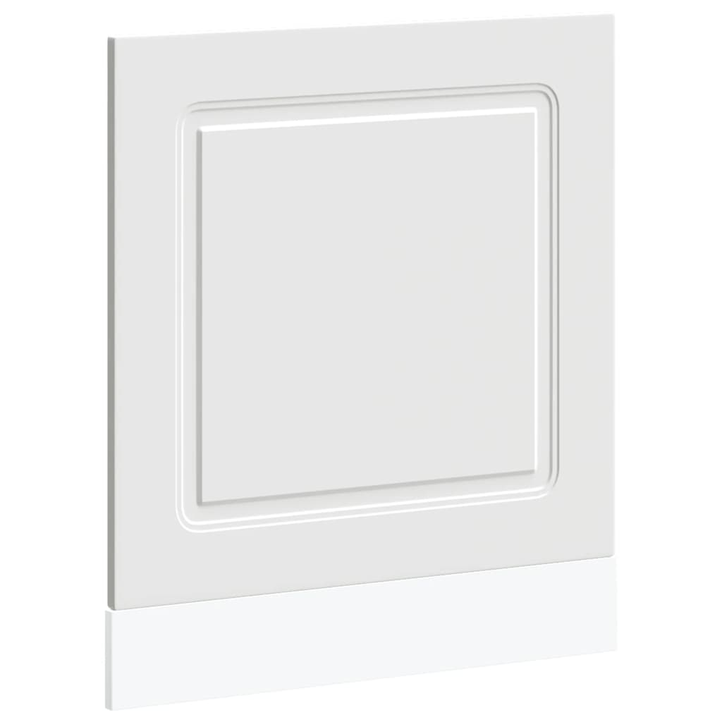 Vaatwaspaneel Kalmar 60x1,5x67 cm bewerkt hout wit