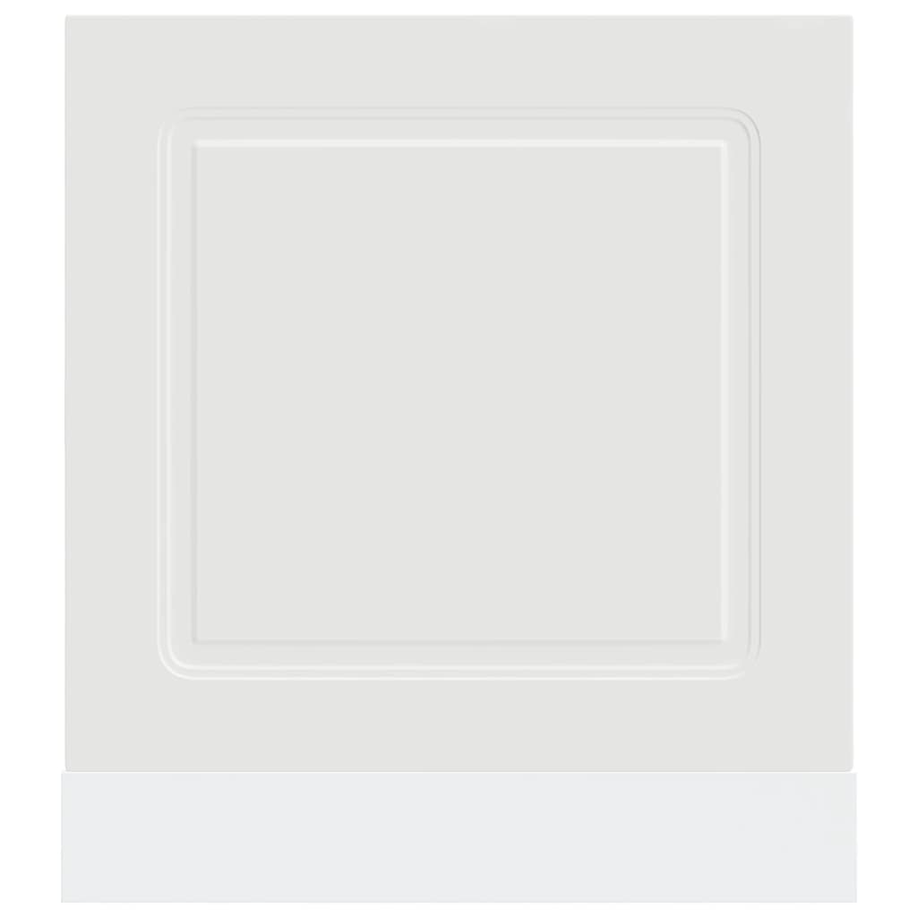 Vaatwaspaneel Kalmar 60x1,5x67 cm bewerkt hout wit