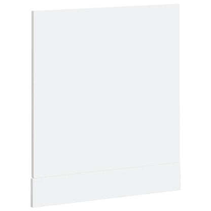 Vaatwaspaneel Kalmar 60x1,5x67 cm bewerkt hout hoogglans wit