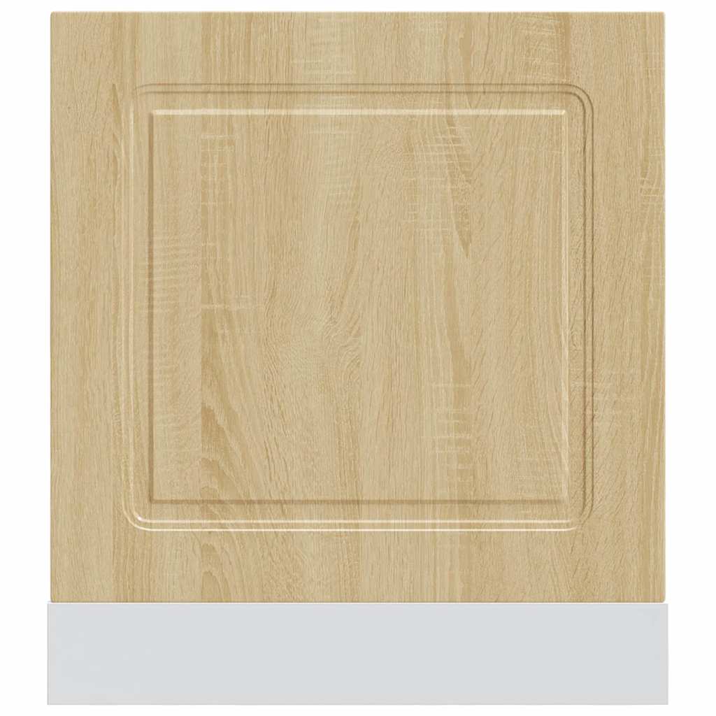 Vaatwaspaneel Kalmar 60x1,5x67 cm bewerkt hout sonoma eiken