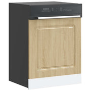 Vaatwaspaneel 60x1,5x67 cm bewerkt hout sonoma eiken