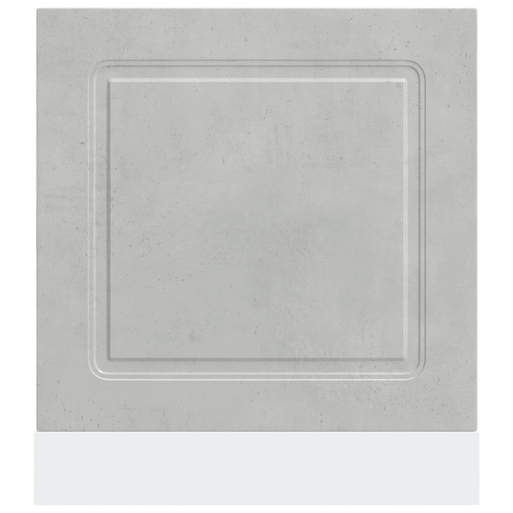 Vaatwaspaneel Kalmar 60x1,5x67 cm bewerkt hout betongrijs