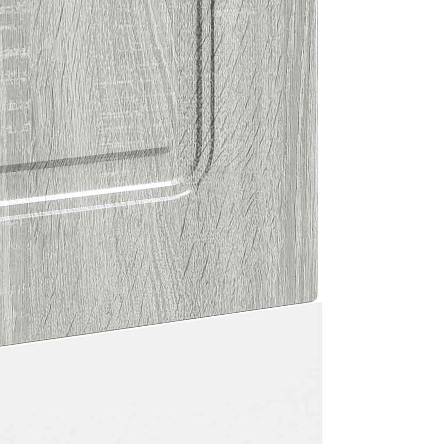 Vaatwaspaneel Kalmar 60x1,5x67 cm bewerkt hout grijs sonoma