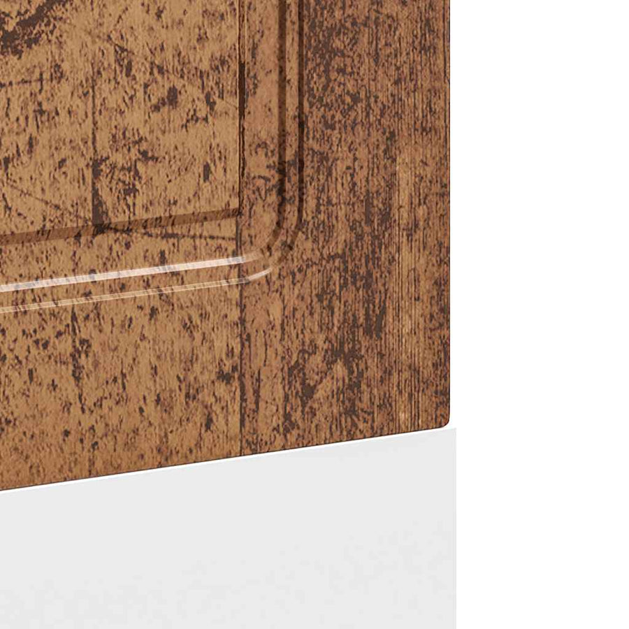 Vaatwaspaneel Kalmar 60x1,5x67 cm bewerkt hout oud houtkleurig