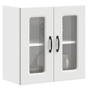 Keukenwandkast 60x31x60 cm bewerkt hout wit