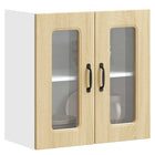 Keukenwandkast 60x31x60 cm bewerkt hout sonoma eiken