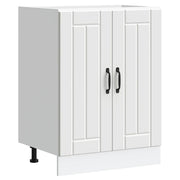 Spoelbakonderkast Lucca 60x46x81,5 cm bewerkt hout wit