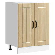 Spoelbakonderkast 60x46x81.5 cm bewerkt hout sonoma eiken