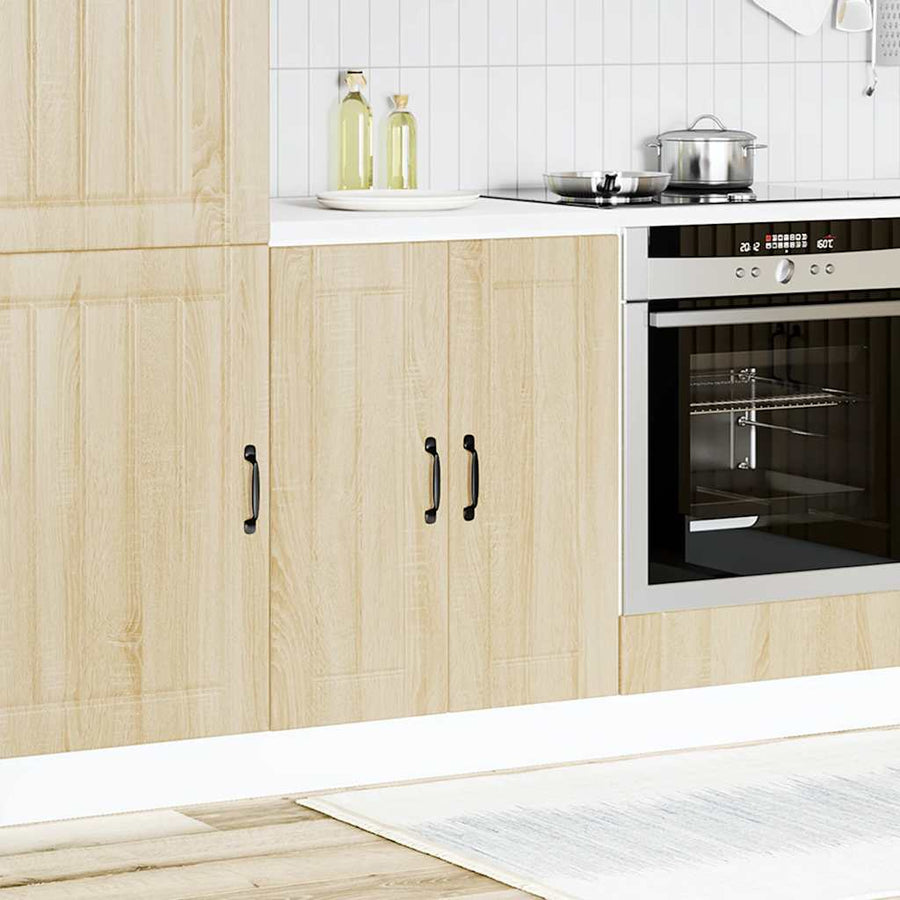 Spoelbakonderkast Lucca bewerkt hout sonoma eikenkleurig