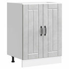 Spoelbakonderkast Lucca 60x46x81.5 cm betongrijs bewerkt hout