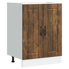Spoelbakonderkast Lucca 60x46x81.5 cm bewerkt hout gerookt eiken