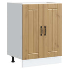Spoelbakonderkast Lucca 60x46x81,5 cm bewerkt hout eiken