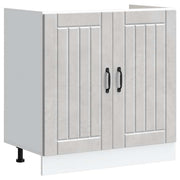 Lucca Sink Base Cabinet Engineered Wood Concrete Grey