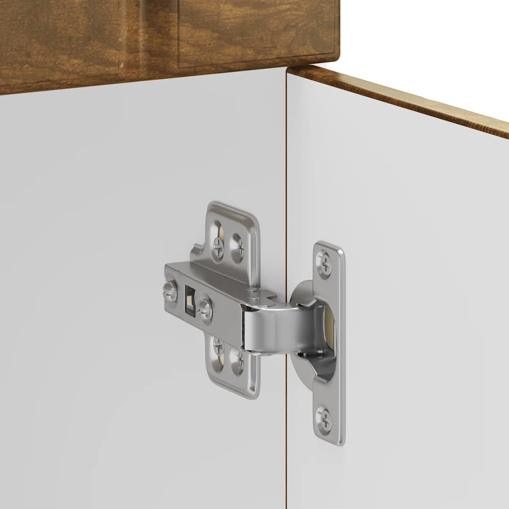 Keuken onderkast Lucca bewerkt hout gerookt eikenkleurig