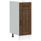 Keukenonderkast Lucca 30x46x81.5 cm bewerkt hout bruin