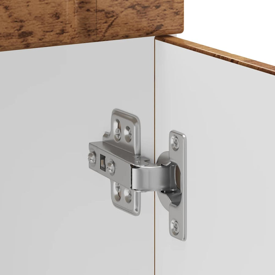 Keuken onderkast Lucca bewerkt hout oud houtkleurig