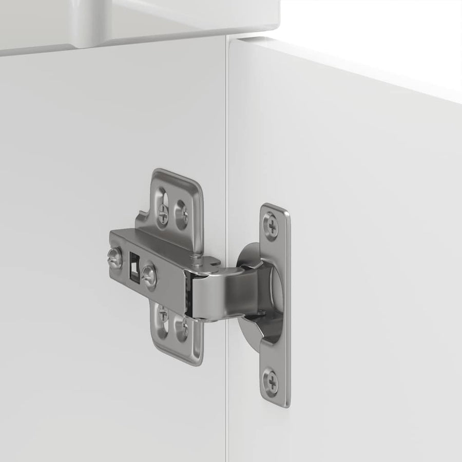 Keuken onderkast Lucca bewerkt hout hoogglans wit