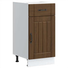 Base cabinet Lucca treated wood brown oak color