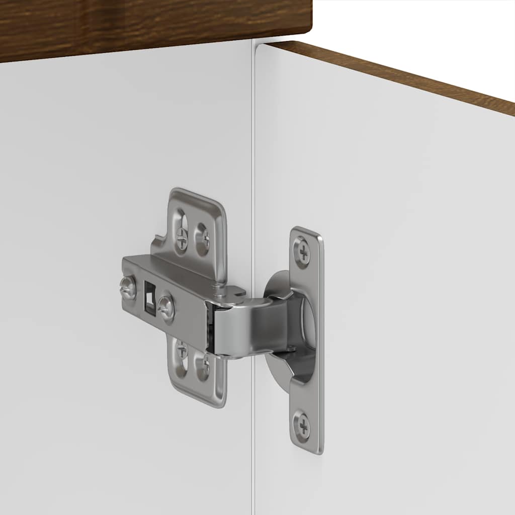 Keuken onderkast Lucca bewerkt hout bruin eikenkleur