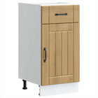 Base cabinet Lucca treated wood artisan oak color