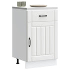 Onderkast Lucca 50x46x81.5 cm bewerkt hout wit