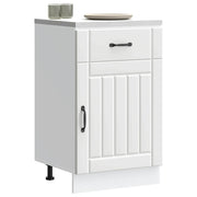 Lucca base cabinet carved wood white