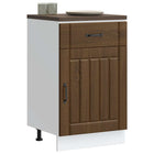 Base cabinet Lucca treated wood brown oak color
