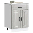 Onderkast Lucca 60x46x81.5 cm bewerkt hout grijs sonoma eiken