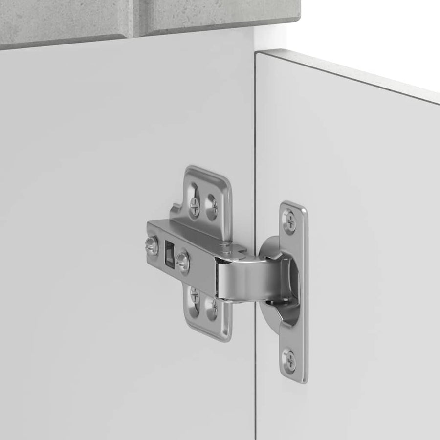 Keuken onderkast Lucca bewerkt hout betongrijs