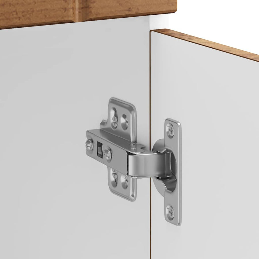 Keuken onderkast Lucca bewerkt hout oud houtkleurig