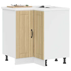 Kitchen corner base cabinet Lucca processed wood Sonoma oak colour