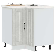 Keuken hoekonderkast Lucca 75,5x75,5x81,5 cm bewerkt hout betongrijs