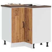 Keuken hoekonderkast Lucca 75x75x81.5 cm bewerkt hout
