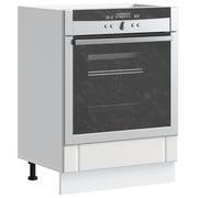 Ovenkast Lucca 60x46x81.5 cm bewerkt hout wit
