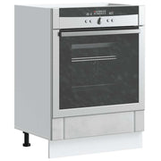 Ovenkast Lucca 60x46x81.5 cm bewerkt hout betongrijs