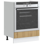 Ovenkast Lucca 60x46x81.5 cm bewerkt hout eikenkleur