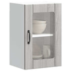 Keukenwandkast Lucca 40x31x60 cm grijs sonoma eiken
