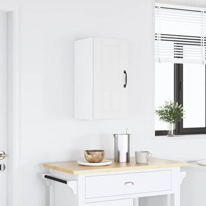 Keukenwandkast Lucca bewerkt hout wit